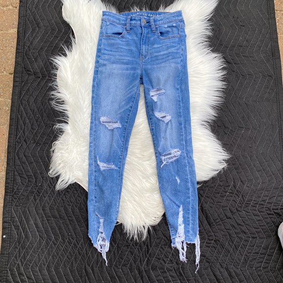 American Eagle Outfitters Denim - American Eagle Super Hi Rise Crop Jegging